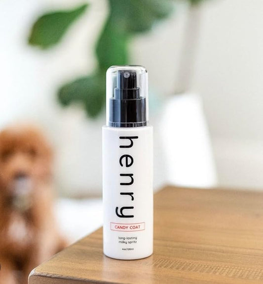 Henry Clean Premium Grooming Dog Cologne and Perfume Deodorizing Spray for Pets, Candy Coat Scent (Cotton Candy)