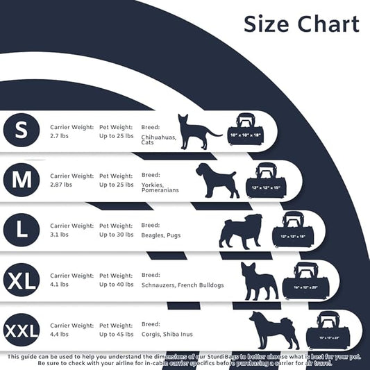SturdiBag Large Pet Travel Carrier: Flexible Height for Cat and Dog Soft Sided with Safety Clips and Seatbelt Straps | Bordeaux, 18" x 12" x 12" (PN: SB2-PRO-BX)