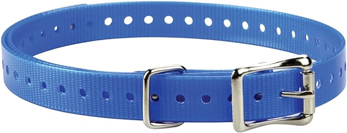 Garmin BarkLimiter Deluxe, Rechargeable Dog Training Collar with Automatic Levels for All Dog Breeds and Garmin 3/4-Inch Blue Collar Strap