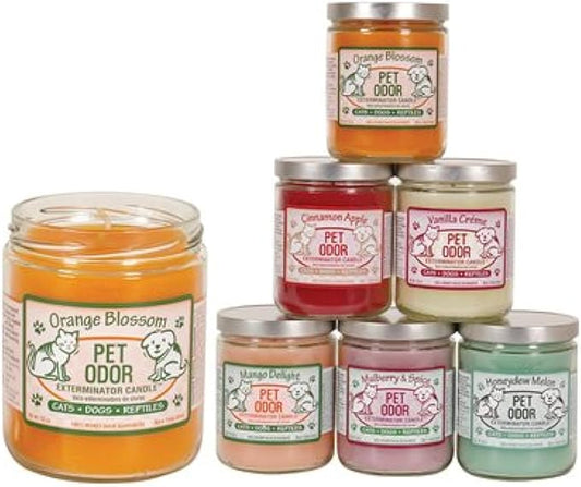 Pet Odor Exterminator Candle, Orange Lemon Splash,13 oz