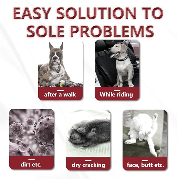 Dog paw Cleaner,Cat paw Cleaner,Pet paw Cleaner,No Rinse Waterless Dog Paw Shampoo with Bath Brush, PH Perfectly Balanced,Natural mild Formula,Pet Muddy paw Cleaner(150ml/5.07 Oz)