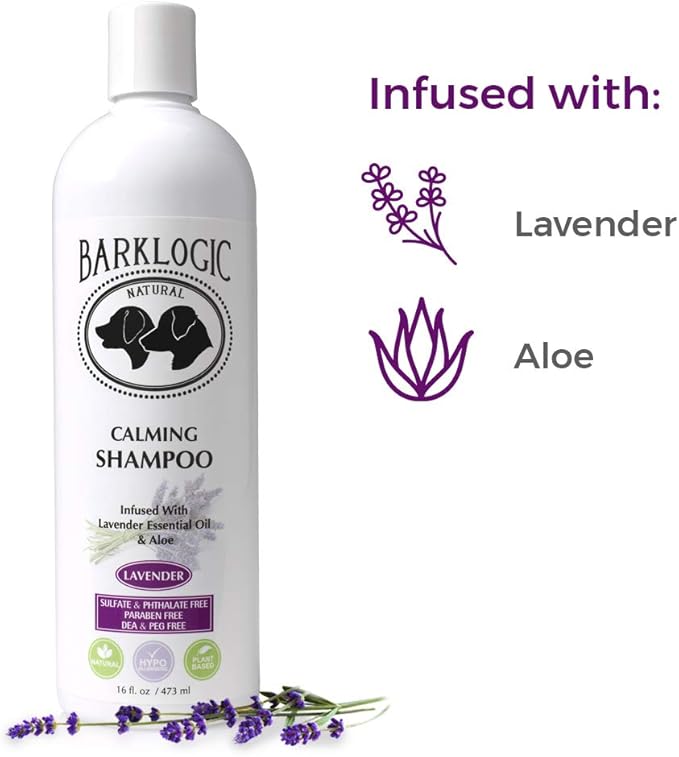 Calming Shampoo, Lavender, 16 fl oz | No Parabens, No Phthalates, No Sulfates, No DEA & PEG, Plant-Based