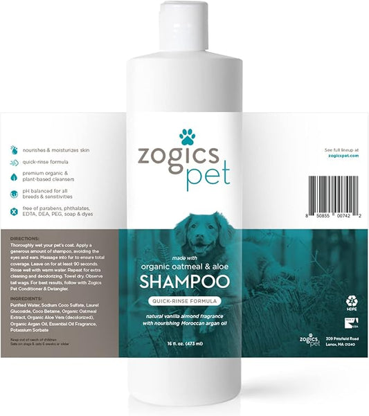 Detangling Dog Conditioner Spray - Detangles and Conditions Coat and Skin - Professional Dematting Formula with Organic Oatmeal and Aloe