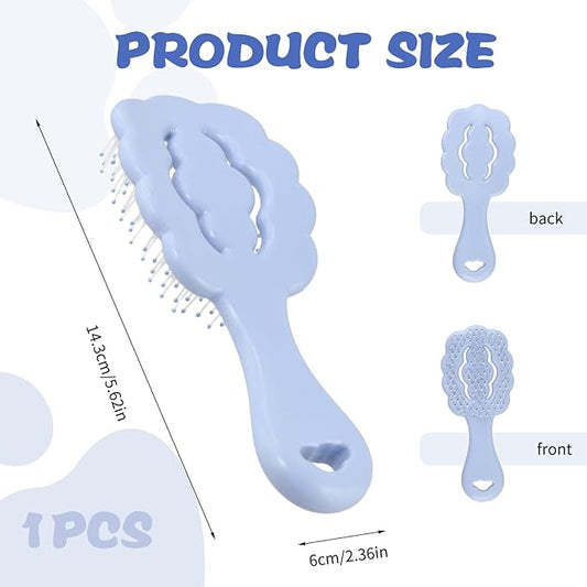 Puppy Brush for Small Dogs, Puppy Brushes for Grooming, For Combing and Detangling curly Hair, Perfect for Shih Tzu, labradoodle poodle, Yorkshire Terrier and Maltese, (Blue)