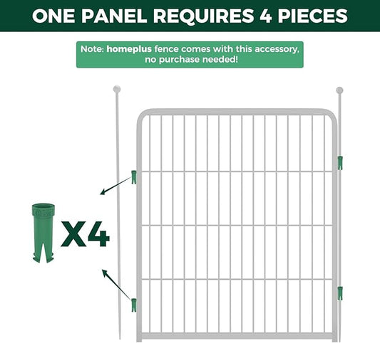 FXW 32 Pieces Muffler Tubes, Compatible with FXW Rollick/Instant Dog Playpen (Replacement for HomePlus/Dog Gate), Green│ Patented