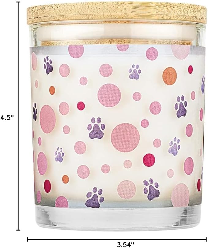 Pet House 9 oz Pink Sugar Scented Pet Odor Candle, Clean Burning, Long Lasting, Plant Based Spring, Summer Scented Soy Candles, 60 Hour Burn Time, Pack of 2