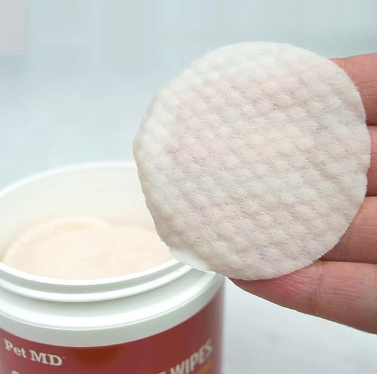 Pet MD Topical Wipes for Dogs and Cats - 100 Count