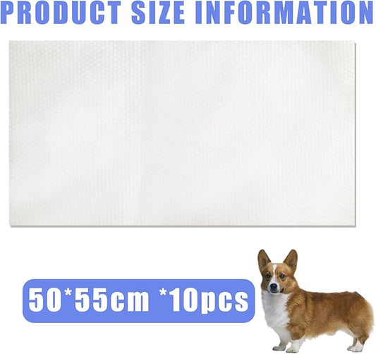 Disposable Pet Bath Towel,10 PCS Portable Pet Grooming Towels,19.6 x 21.6 inch Convenient Pet Cleaning Towel Pet Drying Towels,Absorbent Bath Towel for Medium Dog