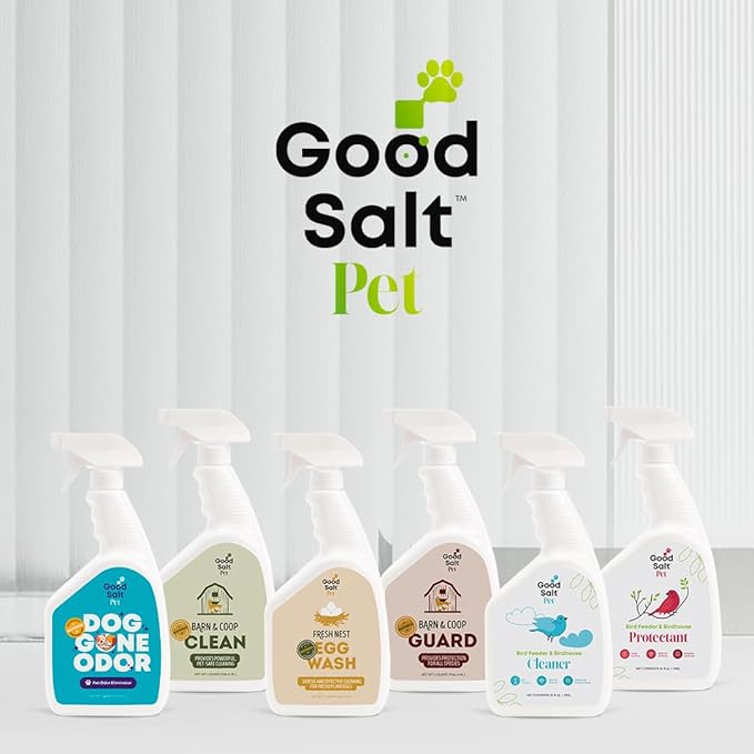 Good Salt Pet Dog Gone Odor, Natural & Fragrance Free Scent Neutralizer, Made in the USA, 1 Gallon Bottle