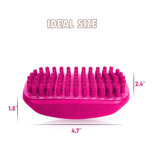 Multi Utility Bath and Massage Brush Pet Grooming Tool (Pack of 1)(COLOR MAY VARY)