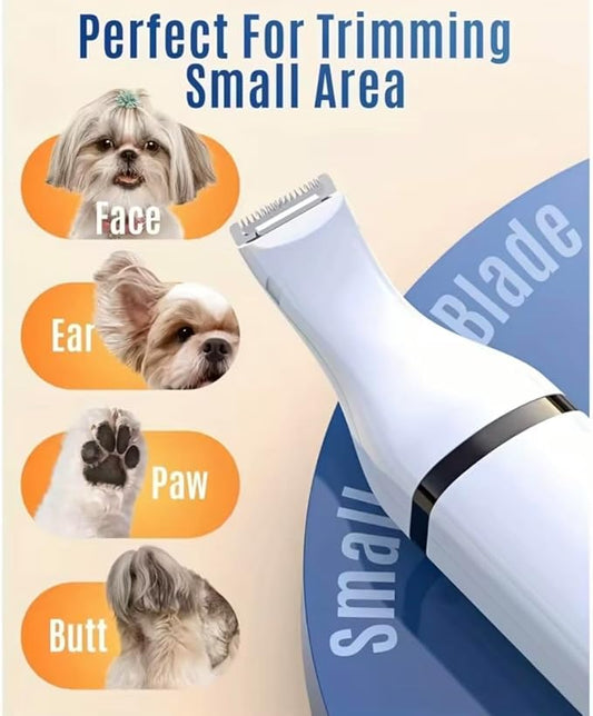 GajetNest 3-in-1 Dog Clippers Pet Grooming Kit, Low Noise, Rechargeable, Cordless, for Dogs Cats and Pets Nail Grinders, Rechargeable, Cordless Long Lasting Battery Quick Charge