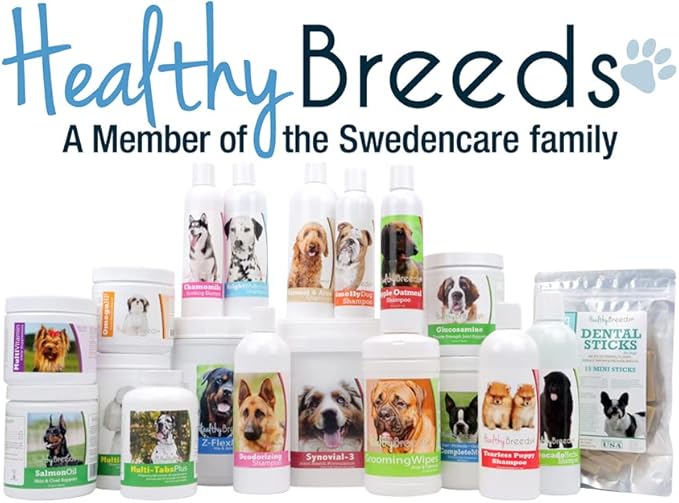 Healthy Breeds Beauceron Vanilla Bean Moisturizing Shampoo + Conditioner - with Vitamins A, D, E + Coconut Oil - 8 oz