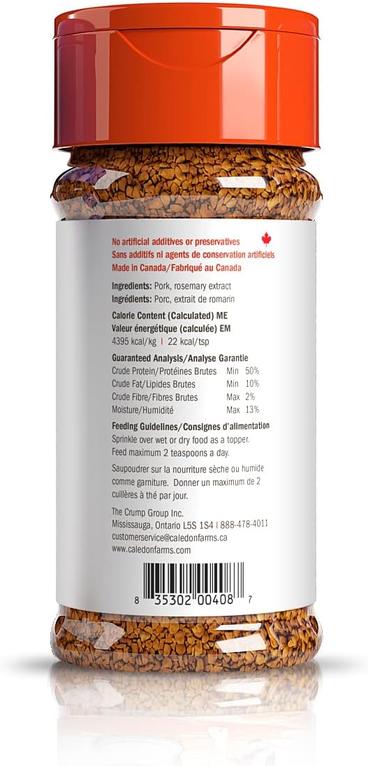 Caledon Farms Pork Sprinkles Dog Food Topper - 120g (1 Pack)