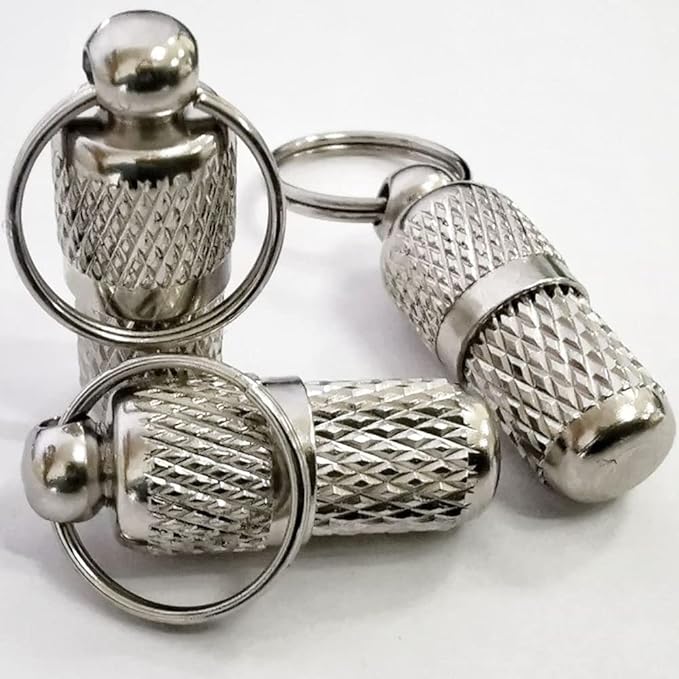 10PCS Anti-Lost Pet ID Tag Barrel,Stainless Steel Pet ID Tags,Pet Puppy Kitten ID Tags Address Name Label (10)