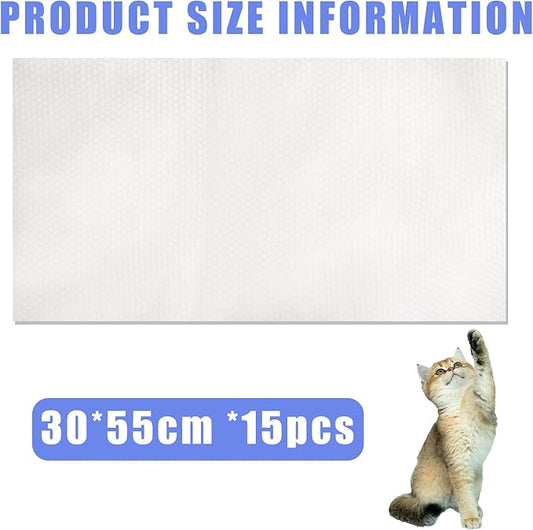 Disposable Pet Bath Towel,15 PCS Portable Pet Grooming Towels,11.8 x 21.6 inch Convenient Pet Cleaning Towel Pet Drying Towels,Absorbent Bath Towel for Small Dog Puppy Cat, White