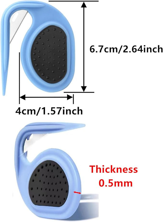 2 PCS Pet Grooming Tool Professional Dematting Comb Dog Detangler Brush Hair Grooming Tool Dog Undercoat Rake Grooming Rake for Grooming - Cuts Through Matts & Tangles with Ease(Blue、Green