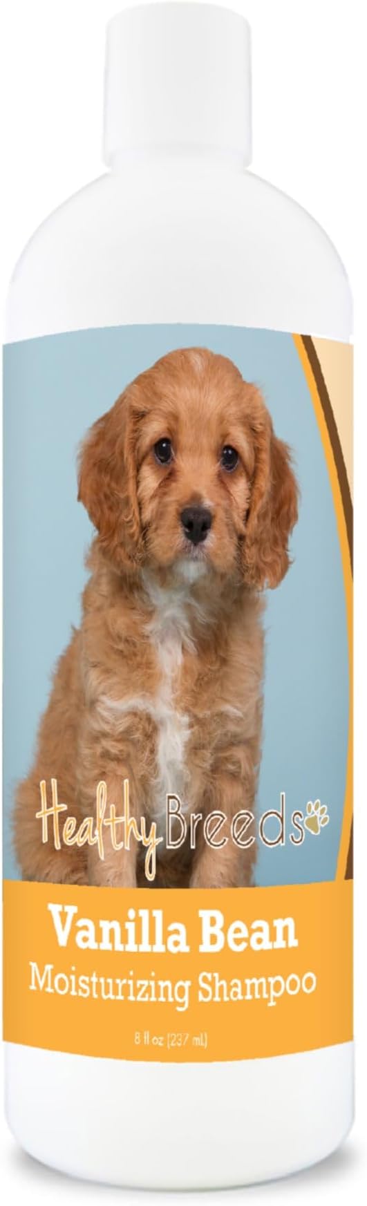 Healthy Breeds Cavapoo Vanilla Bean Moisturizing Shampoo + Conditioner - with Vitamins A, D, E + Coconut Oil - 8 oz