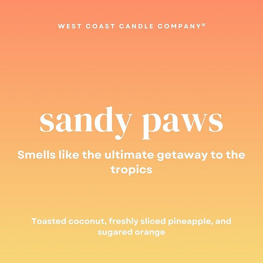 Pet Friendly Wax Melts | Pet Safe Wax Melts | All Natural Dog Safe Wax Melts | Non-Toxic Wax Melts | Pet Odor Eliminator | Pure Soy Wax Melts | Veterinarian Approved (Sandy Paws)