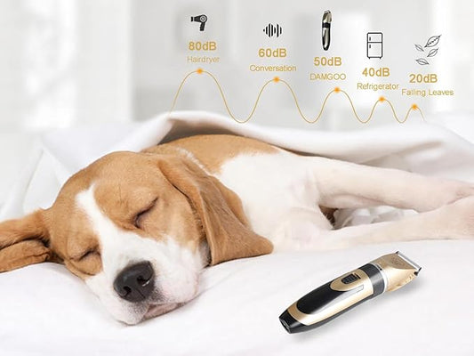 2 in 1 Pet Paw Hair Trimmer for Medium and Large Dogs Electric Multi Cat Hair Clipper for Thick Coat Cordless Puppy Grooming Clippers Rechargeable Hair Clippers for Child Kid Adults