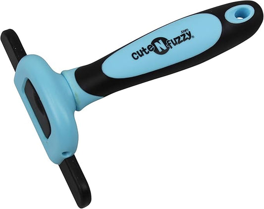 Deshedding Pet Grooming Comb, Blue, Large