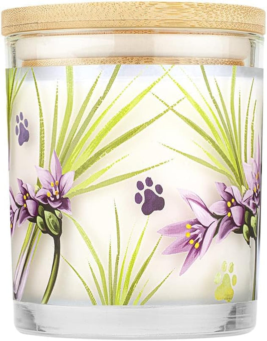 Pet House 9 oz Lemongrass Scented Pet Odor Candle, Clean Burning, Long Lasting, Plant Based Spring, Summer Scented Soy Candles, 60 Hour Burn Time, Pack of 2