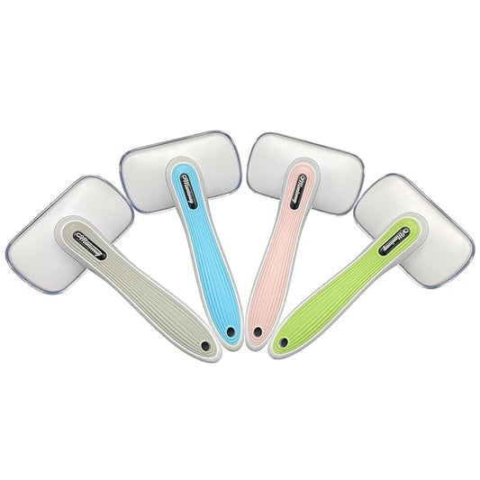 Deshedder Brush for Dogs Short Long Hair with Self Cleaning to Easy Shedding,Suitable for Cats Bunnies,Blue