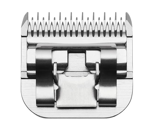 Andis Carbon Infused Steel UltraEdge Dog Clipper Blade, Size-5 Skip Tooth, 1/4-Inch Cut Length (72640),Chrome