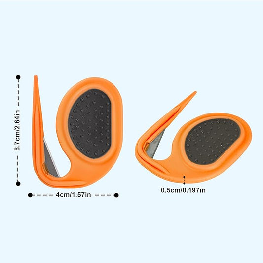 2Pcs Knotting Comb for Cat and Dog Dog Knot Remover Cat Knot Cutter for Pets Puppy Kitten Brush Hair Knot Removal Tool (Orange)