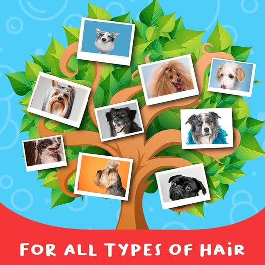 Dog Brush - Premium Dog Bath Brush, Ideal Dog Brush for Short Haired Dogs, Gentle Pet Grooming Tool, Effective for Removing Loose Fur and Dirt in Bath Time, Easy to Clean