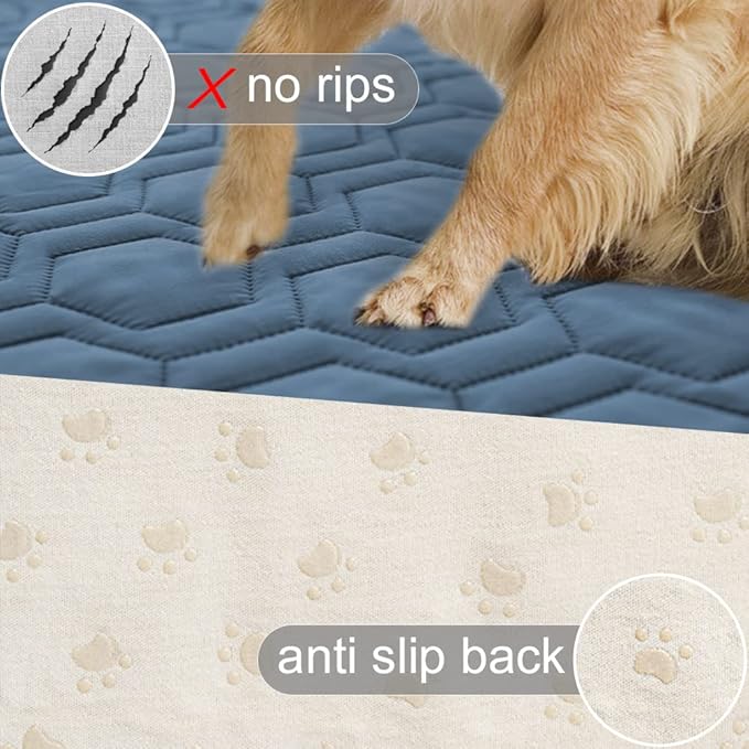 Waterproof and Anti-Slip Dog Bed Cover and Pet Blanket Sofa Pet Bed Mat ,car Incontinence Mattress Protectors Furniture Couch Cover for Most Cats Dogs, Pets