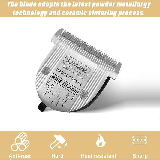 Detachable Adjustable Pet Dog Grooming Clipper 5-in-1 Wide Blade (for Medium and Large Pets)