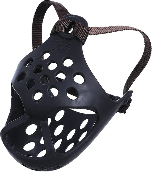 Short Snout Dog Muzzles,Soft Silicone Adjustable Breathable Bulldog Muzzle for Biting Chewing Barking Training,Ideal for Flat-Faced Dogs