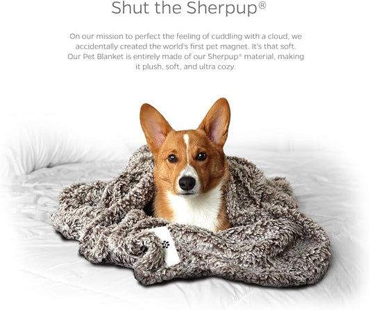 Pet Parents Premium Pet Blanket, Water Resistant Dog Blanket & Cat Blanket, Perfect for Crates, Calming, Large, Medium, Small Dogs, & Puppy Blanket Color: Chocolate Size: 24x32