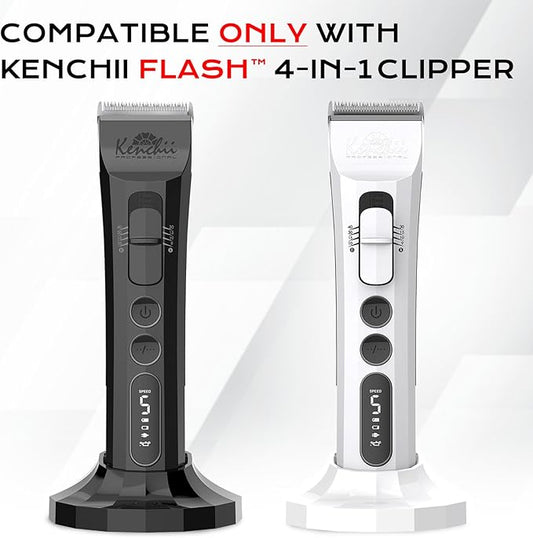 Kenchii Flash Clipper Blade (4F,9mm) Only Compatible with Flash Clipper, Black & White