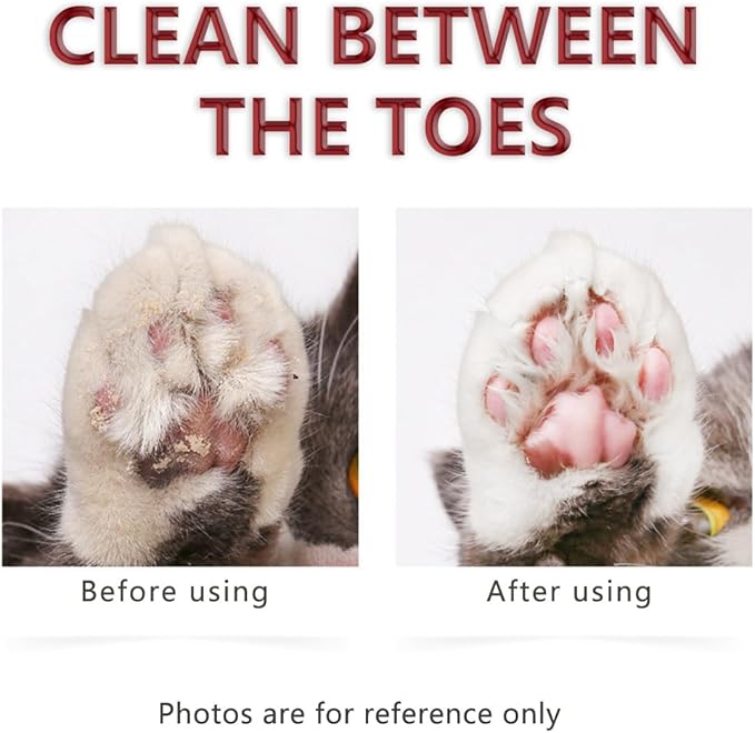 Dog paw Cleaner,Cat paw Cleaner,Pet paw Cleaner,No Rinse Waterless Dog Paw Shampoo with Bath Brush, PH Perfectly Balanced,Natural mild Formula,Pet Muddy paw Cleaner(150ml/5.07 Oz)