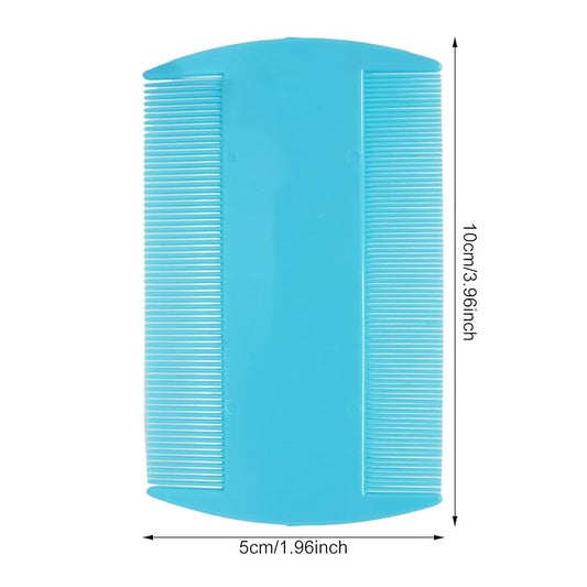 yueton 4PCS Flea Lice Fine Toothed Comb Flea Comb Double Row Flea Comb Double Sided Pet Comb Pet Grooming Comb for Dogs Cats or Human Hair