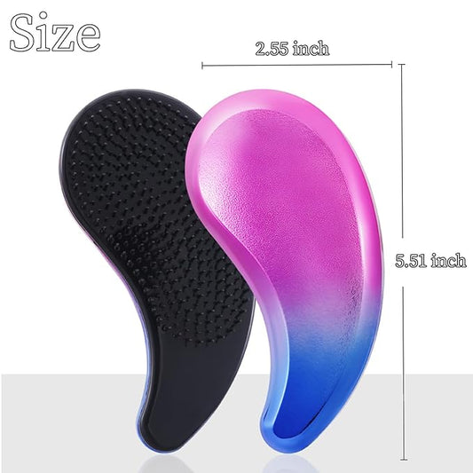 Small Dog Brush- Grooming Tool for Teddy, Yorkies, Maltese, Shih Tzu, Chihuahua - Puppy Hair Brush (Gradient Color)