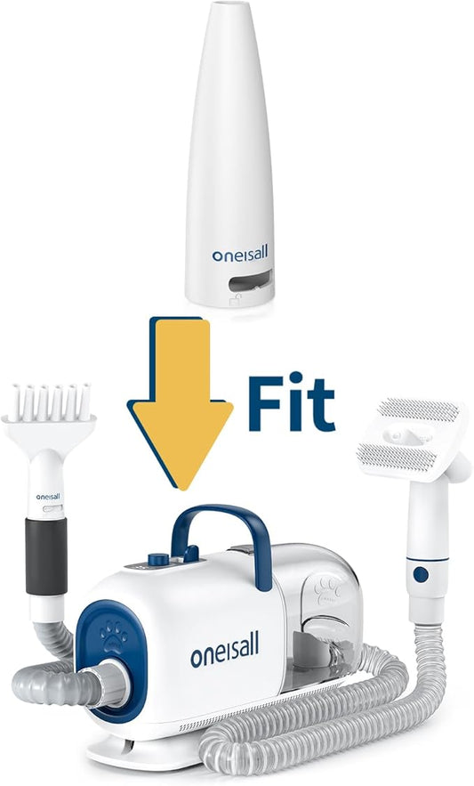 oneisall Replacement Round Nozzle for BM1 Dog Grooming Vacuum Blow Dryer and Clippers