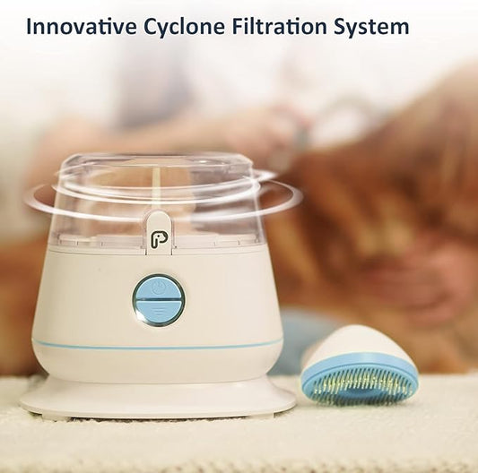 Dog Hair Vacuum & Grooming Kit, 12000Pa Strong Pet Grooming Vacuum, 2L Large Capacity for Shedding Grooming Hair, Quiet, 5 Pet Grooming Tools