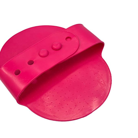 Dog Grooming Brush, 2 PCS Pet Shampoo Bath Brush, Rubber Comb with Adjustable Ring Handle