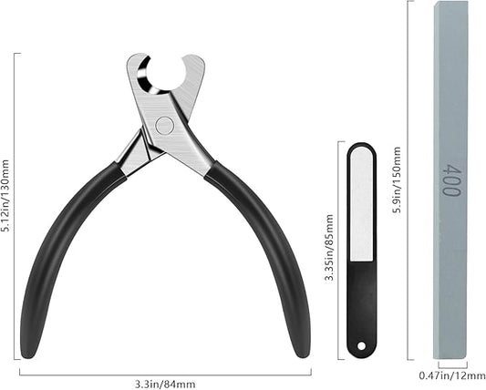 Dog Nail Trimmers Premium Sharp & Safe Dog Nail Clippers Stainless Steel Material Built-in Spring Cat Nail Clipper Cut Nail Like Butter Nail Clippers for Dogs with Nail File and Whetstone