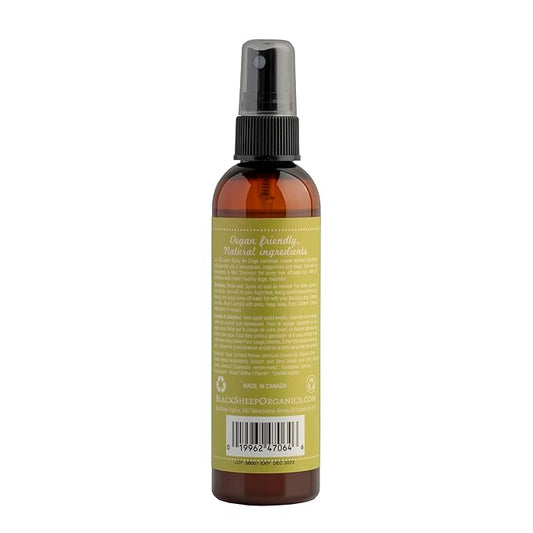 Deodorizer Spray: Lemongrass & Mint Dog Outdoor Grooming Spray - Puppy Body Perfume Spray Freshener Made in Canada