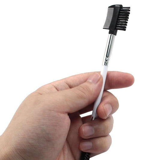 2PCS Dog Tear Stain Remover Comb, Double-Head Dog Eye Brush Cleaning Grooming Tool for Small Dogs and Cats,White