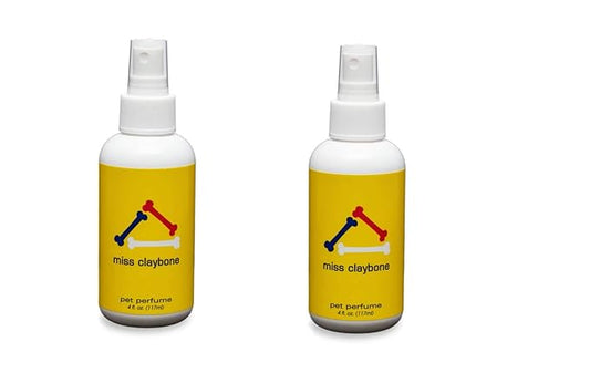 Designer Pet Colognes, Pet Fragrances for the Best Smellers. (2) 4oz Bottles (Miss Claybone)