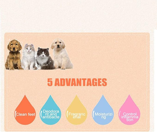 Dog Cleaner, Dog Claws Clean Foam, Pet Foot Cleaning Foam, Washing Foam, Pet Foot Care for Dogs Cats General