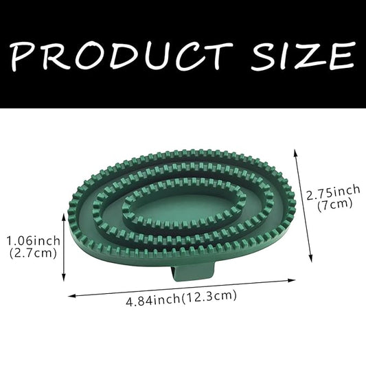 4 Pack Dog Grooming Brush Bath Washing Massage Brush with Handle Pet Shower & Bath Tools for Short & Long Haired Dogs and Cats