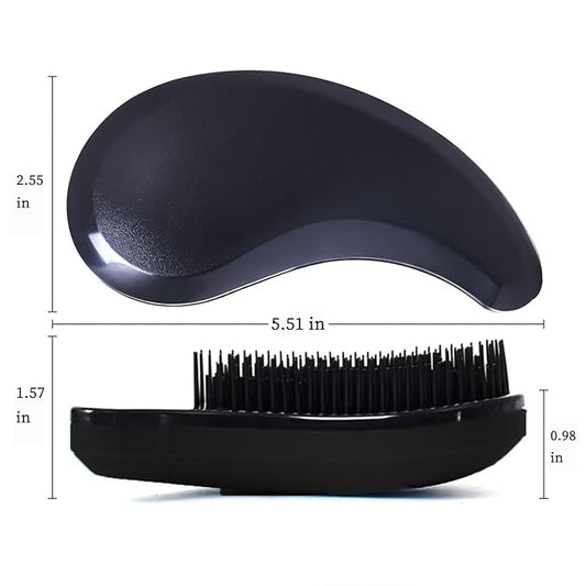 Small Dog Brush- Grooming Tool for Teddy, Yorkies, Maltese, Shih Tzu, Chihuahua - Puppy Hair Brush (Black)