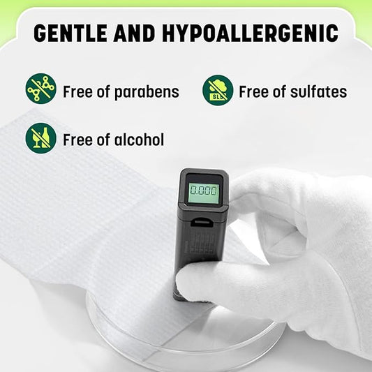 Dog Wipes for Paws and Butt, Plant-Based Large Pet Wipes for Dogs/Cats Hypoallergenic, 8X9 Inch Easy to Use Dog/Cat/Puppy Cleaning Grooming Wipes Gentle Degradable (10 Pack, Fallen Leaves)