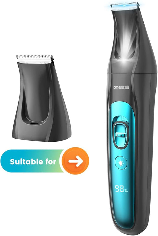 oneisall Dog Grooming Kit Dog Clippers for Grooming Curved Attachments for B0DHD2V9J2