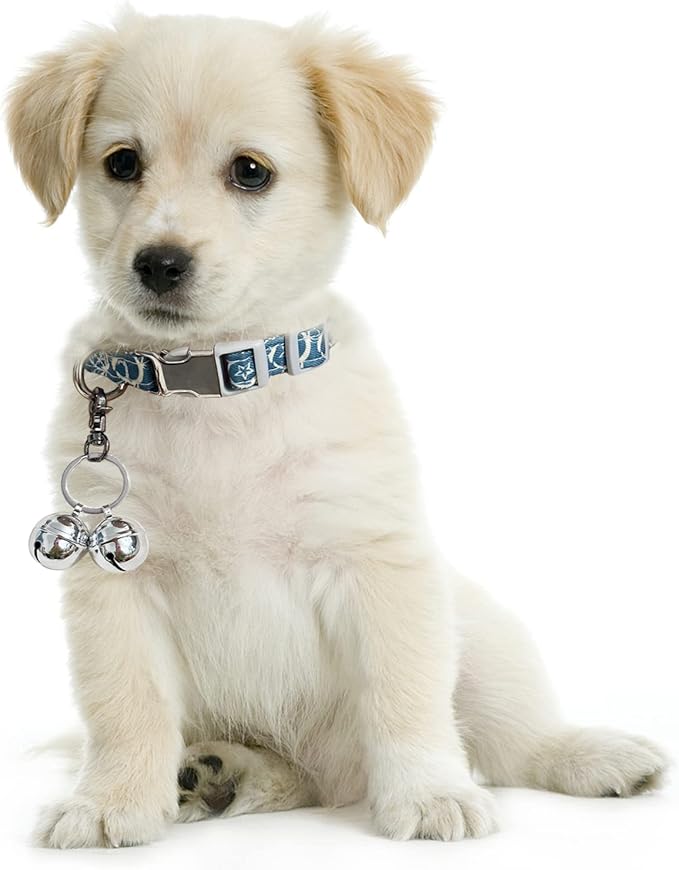 Dog Tag Clips 2 Pack Easy Change for Pet ID Tag Quick Clips Small Medium Large Dogs and Cats Collars|Black|